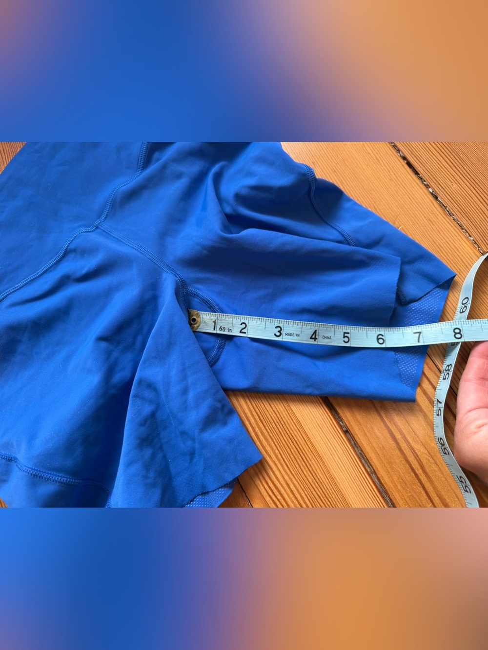 Lululemon blue shorts - Picture 3 of 8